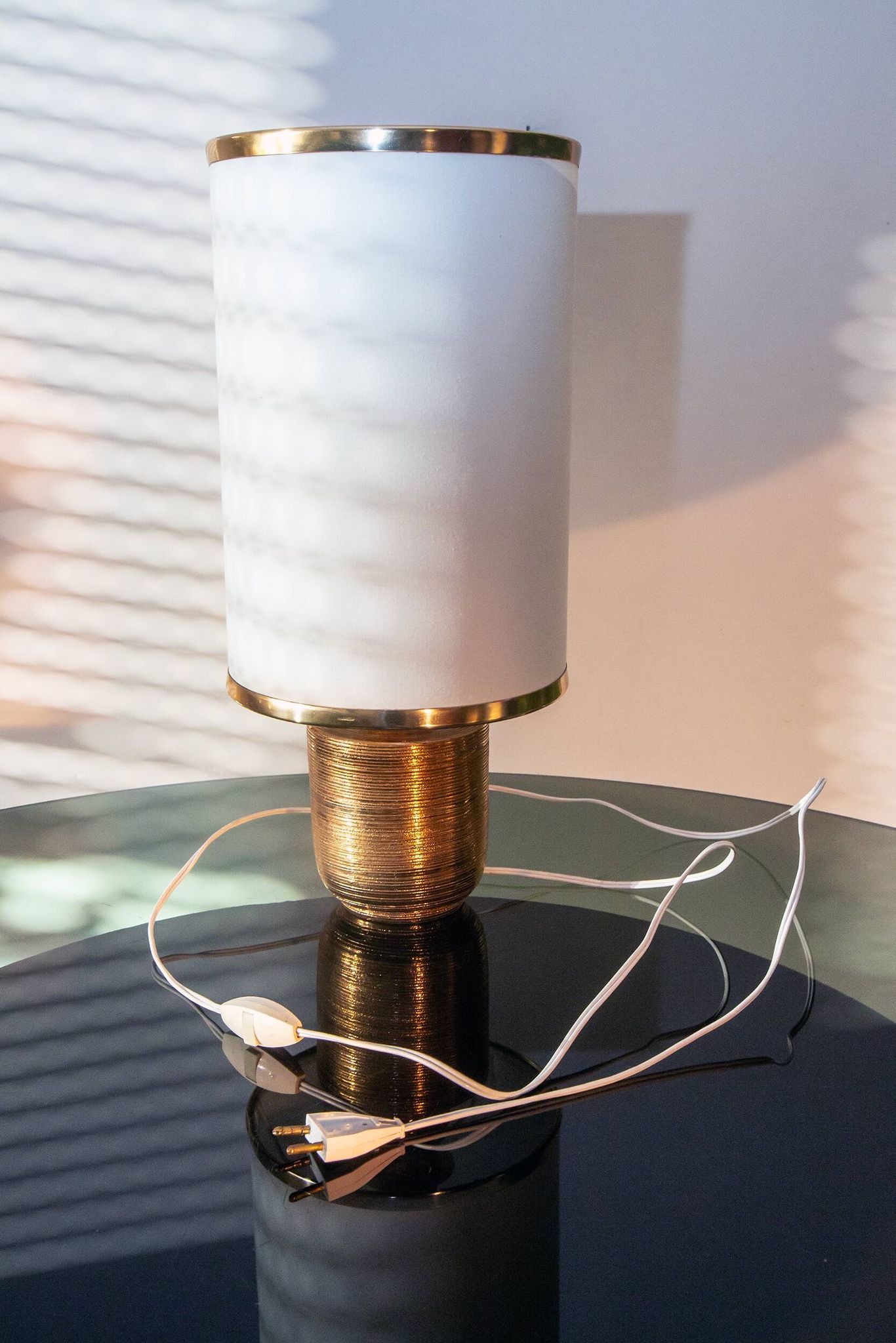 Lampe italienne 1960, céramique attribuée à Aldo Lonsi pour Bitossi