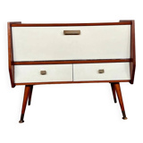 Mini sideboard TV cabinet end of Scandinavian vintage sofa
