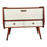 Mini sideboard TV cabinet end of Scandinavian vintage sofa