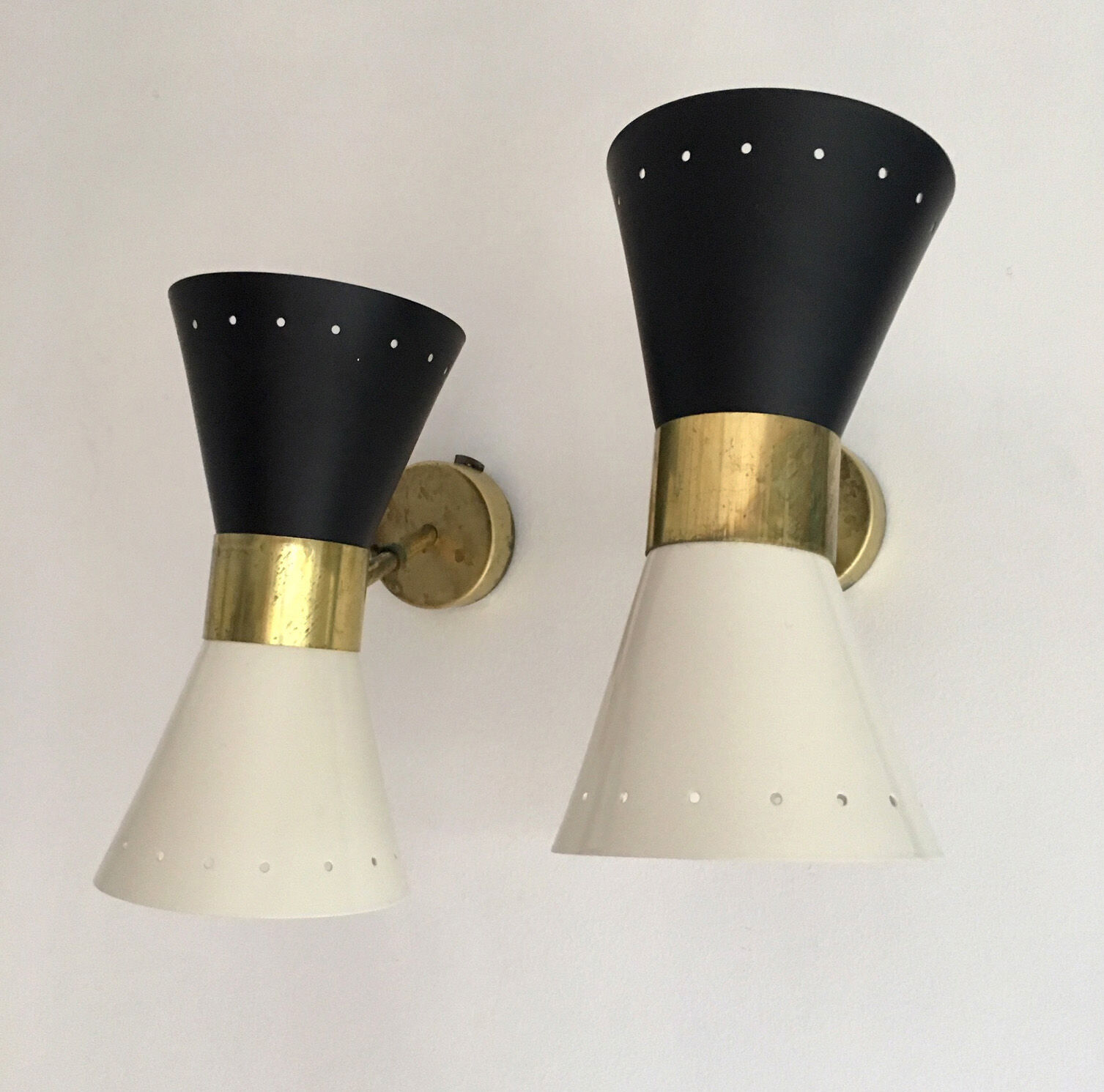 Pair of Italian design sconces 50