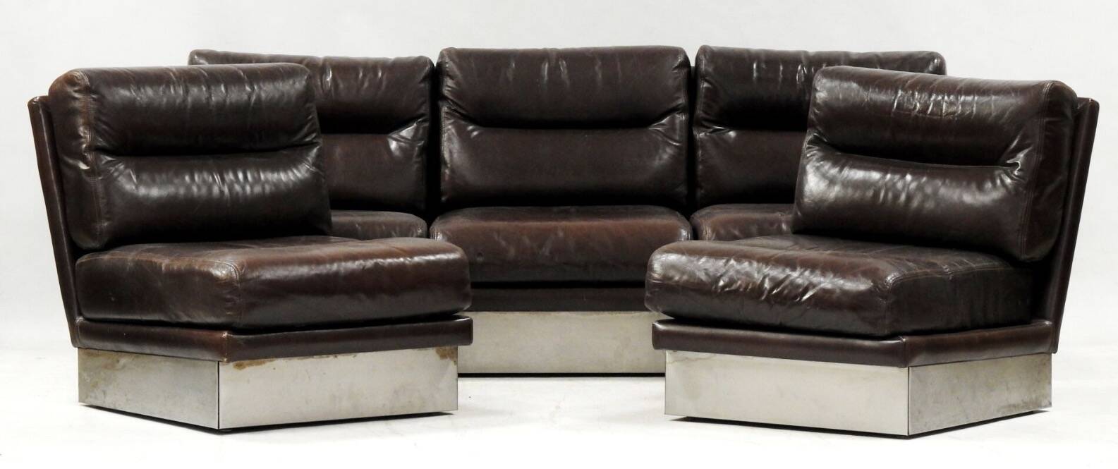Canapé et deux fauteuils Jacques charpentier