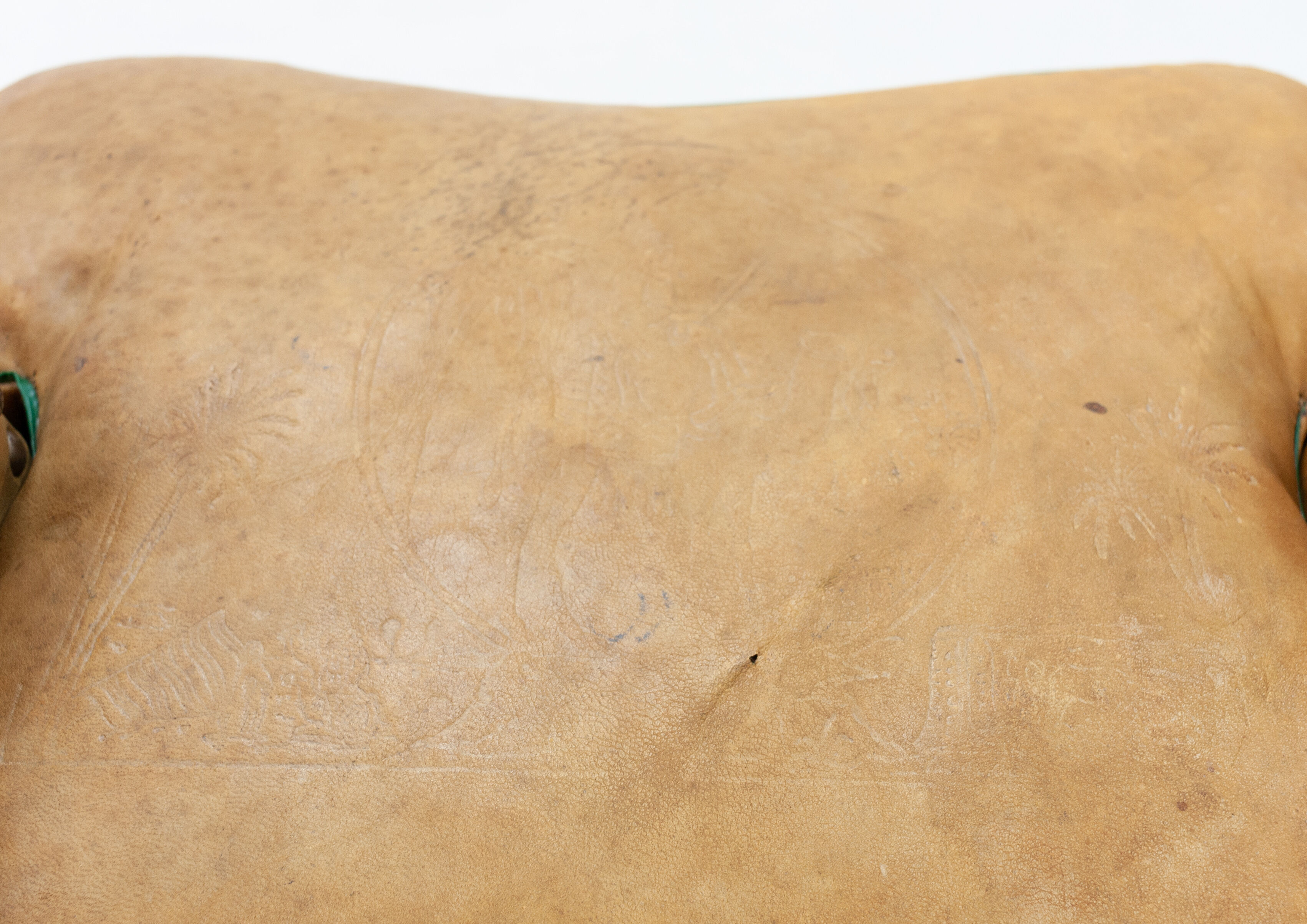 Vintage camel saddle stool, 1960s