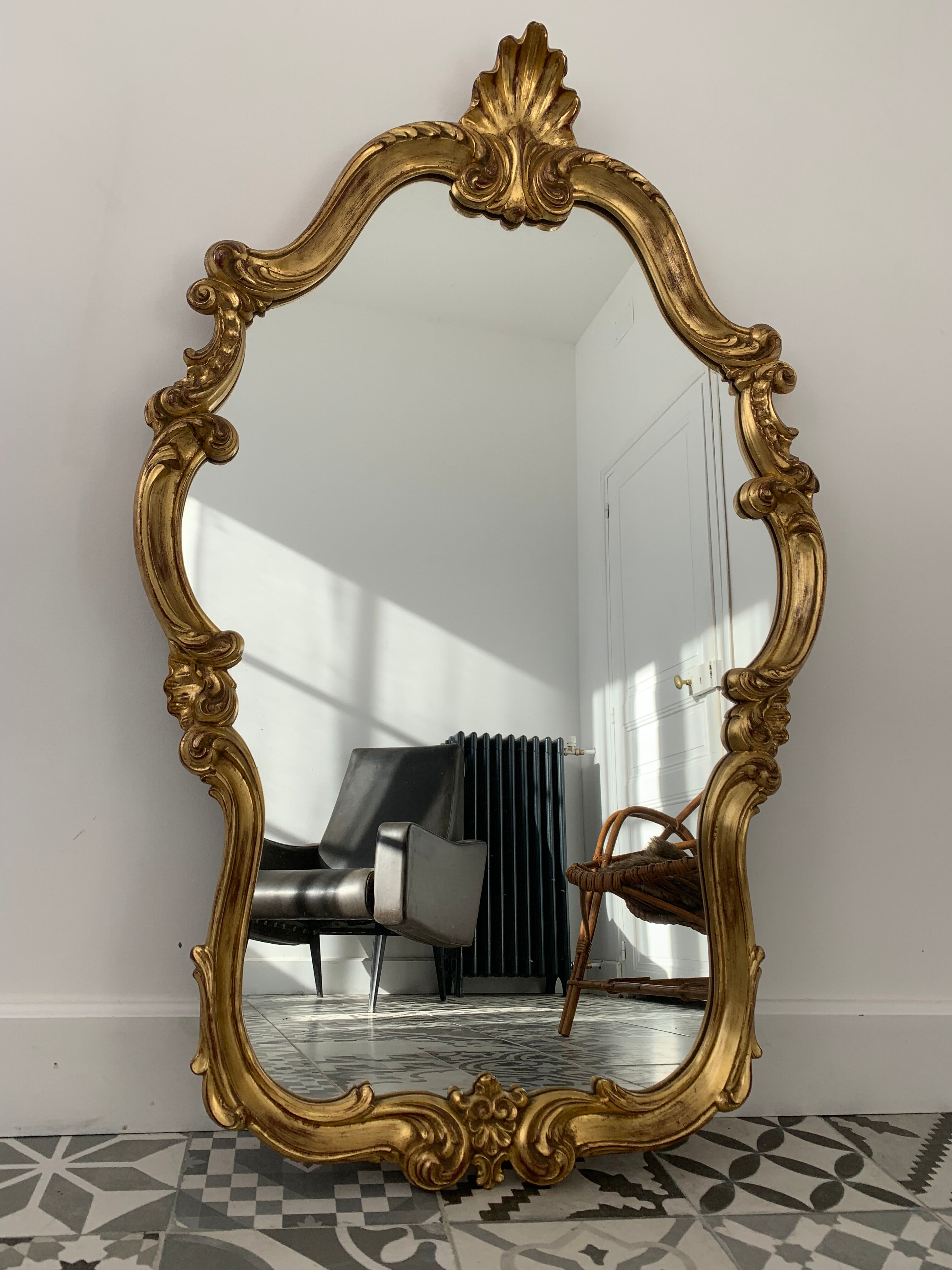 Baroque mirror 115x70cm
