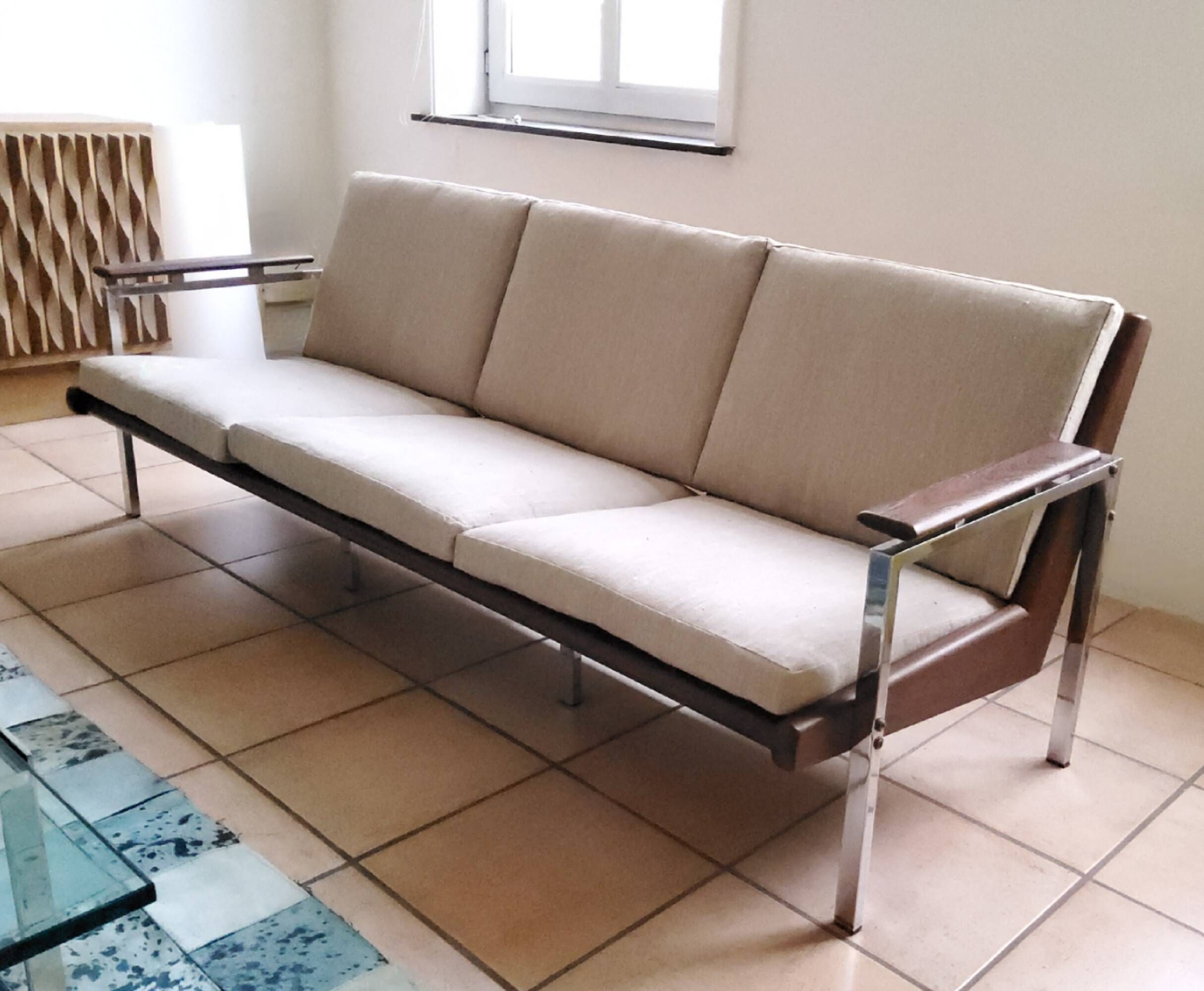 Vintage 3-seater sofa "Lotus" by Rob Parry for Gelderland, Netherlands 1960s