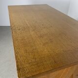 Desk feet compass in oak, 1950