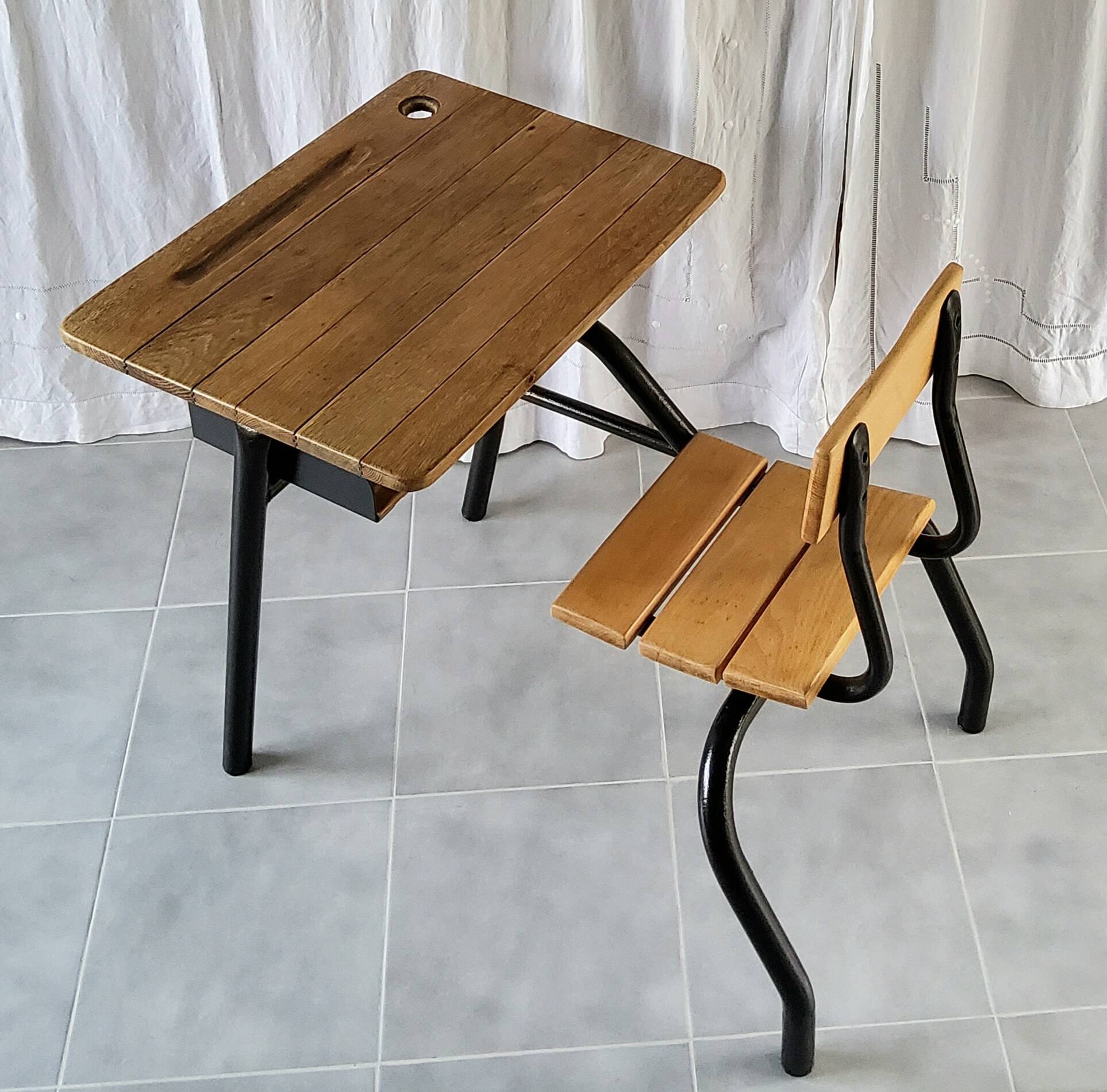 School desk from the 60s/70s