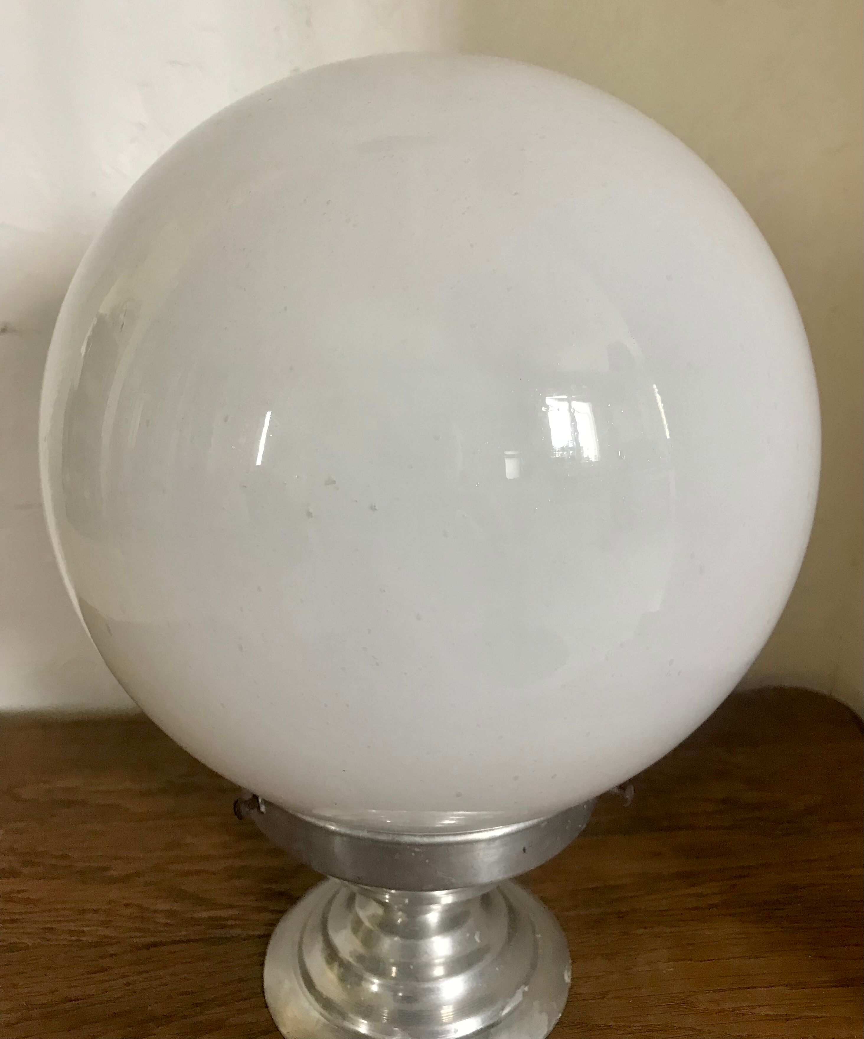 Art Deco opaline ceiling light