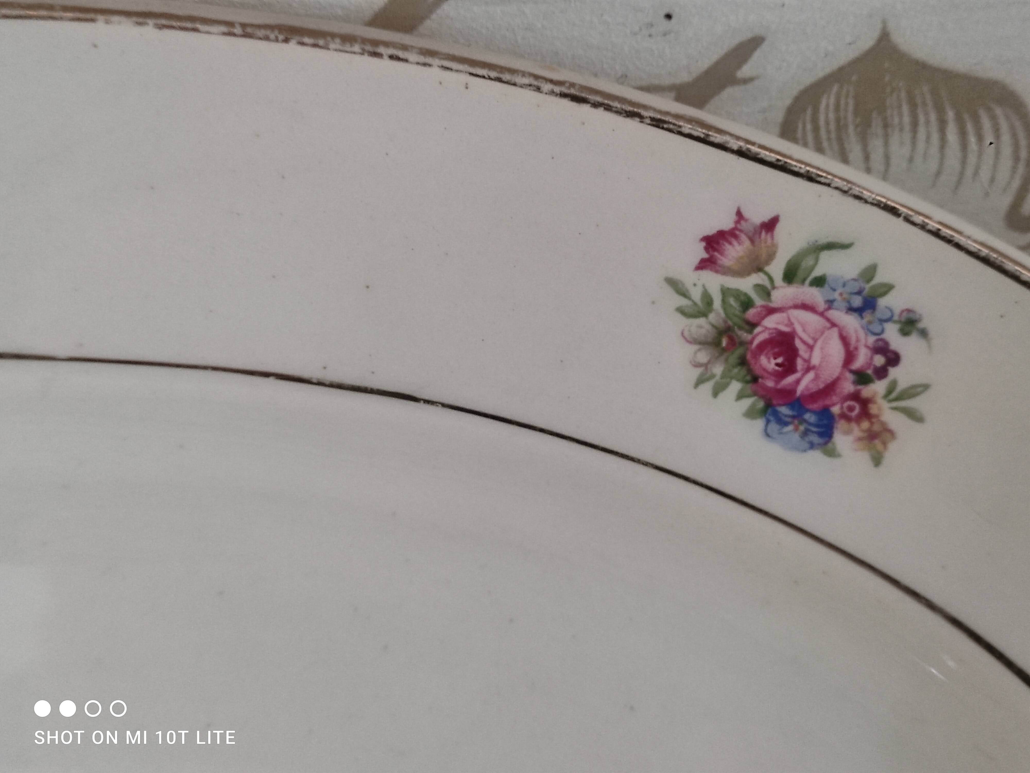 Sarreguemines oval dish, Guy model