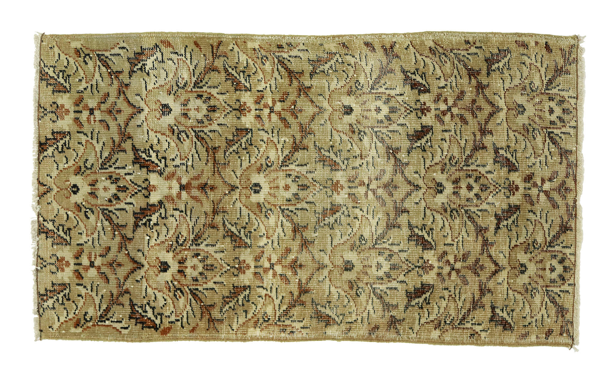 Anatolian handmade vintage rug 158 cm x 90 cm