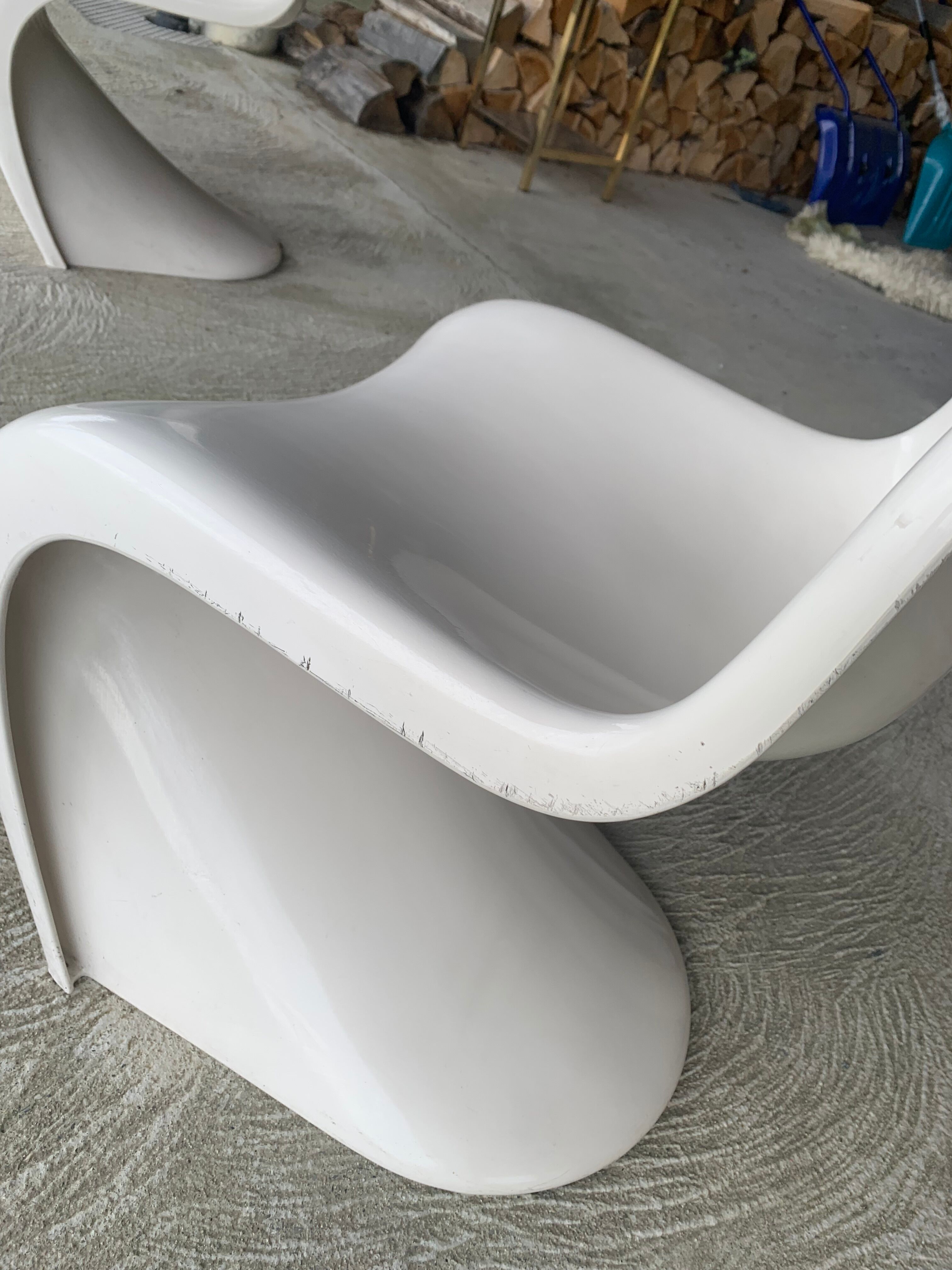 Chaises S Verner Panton - Herman Miller - Fehlbaum Production
