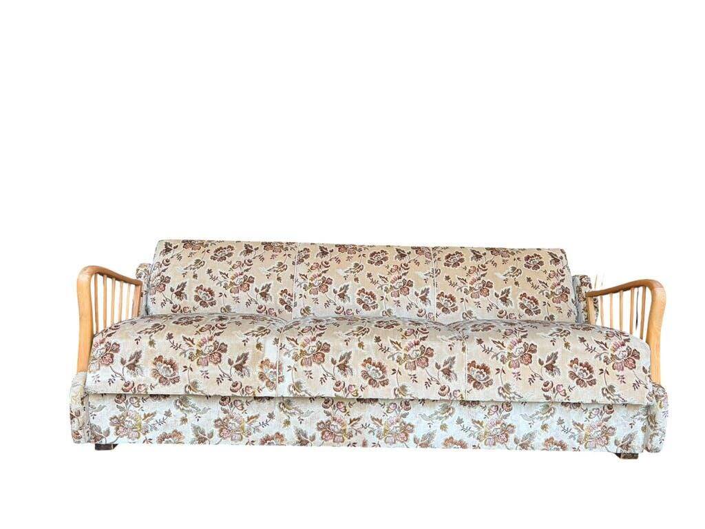 Canapé vintage fleuri / daybed / canapé