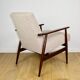 Armchair 'Lis', 1970s beige boucle design by Henryk Lis
