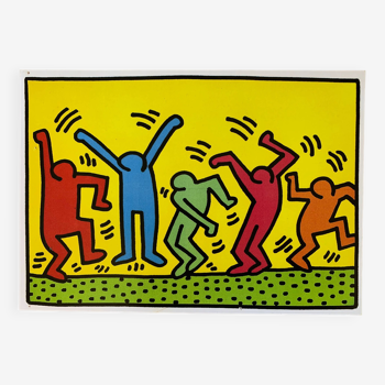 Keith haring affiche « dance » 1987