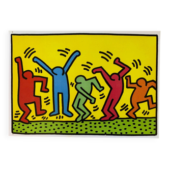 Keith haring affiche « dance » 1987