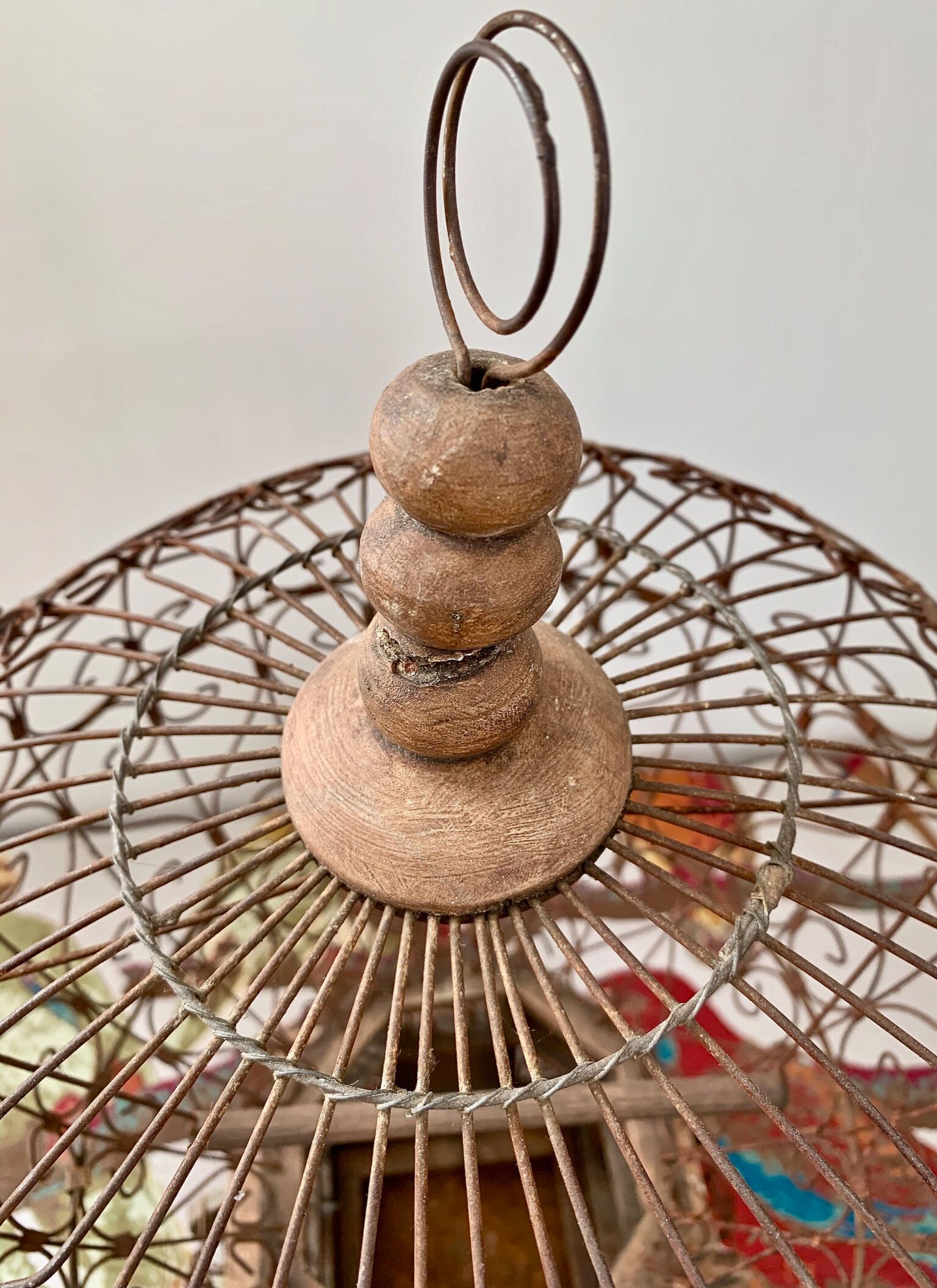 Vintage bird cage