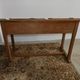 Former double desk of school office in pine of the nineteenth century