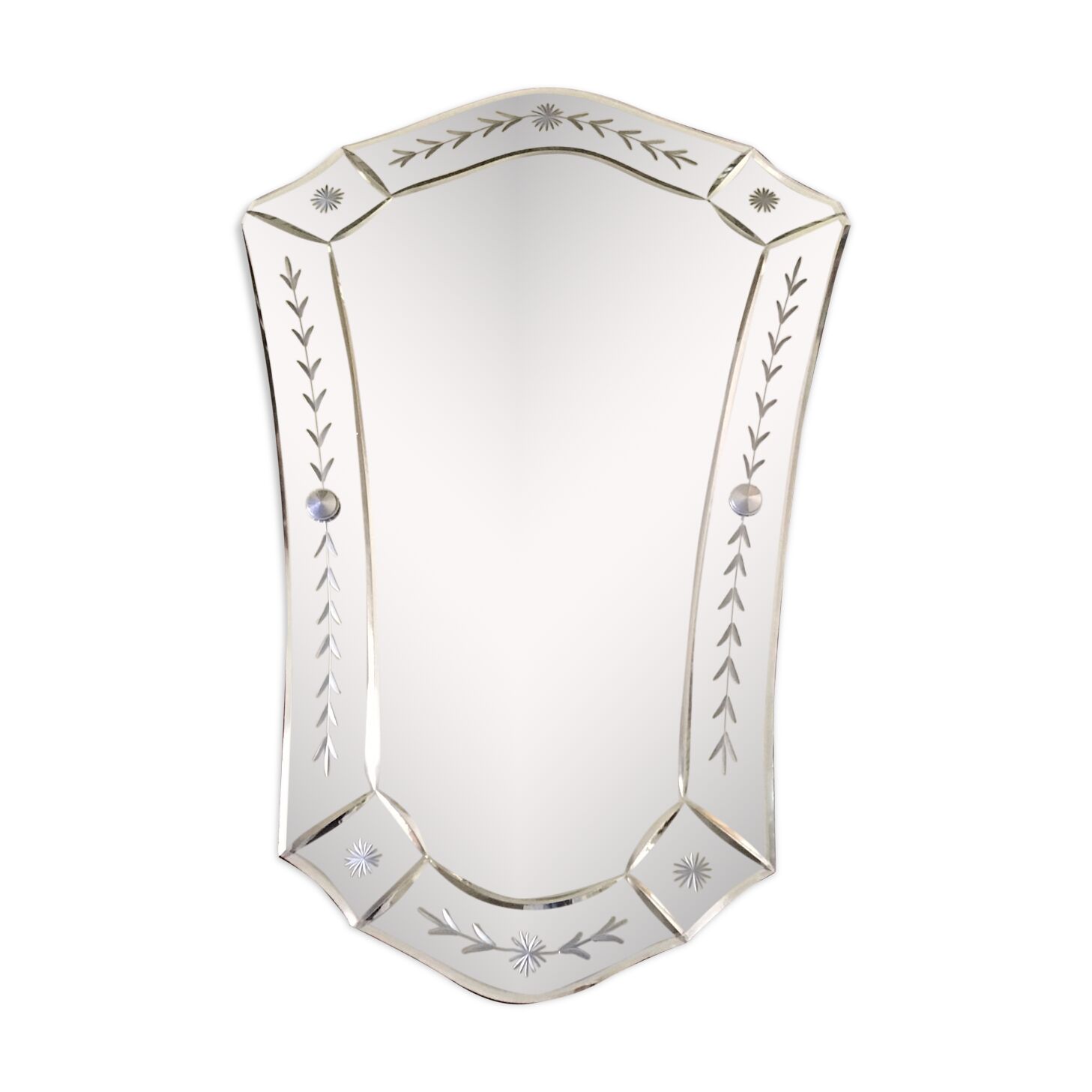 Miroir art déco biseauté