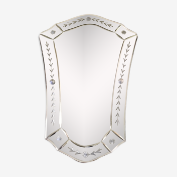 Beveled Art Deco mirror