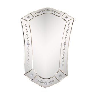Beveled Art Deco mirror