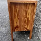 Vintage pine sideboard 1970 1980 Scandinavian style
