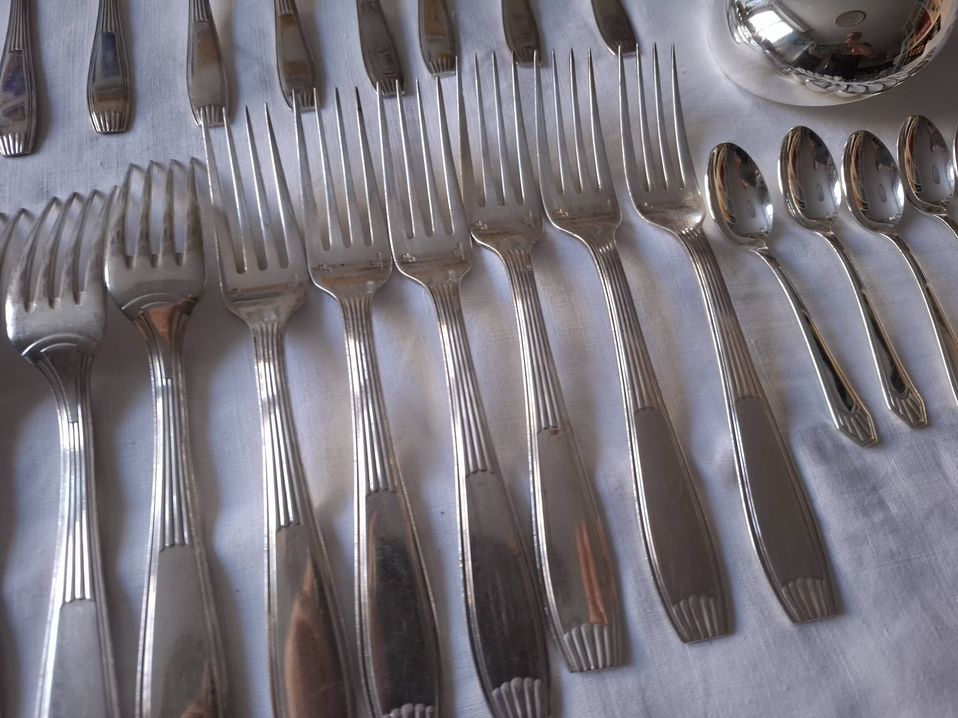 Alfemide christofle 49-piece cutlery set