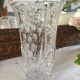 Vintage Bohemian crystal vase