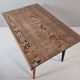 Vintage dining table in ash, 1960s