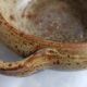 La Borne pyrity sandstone dish signed by JP