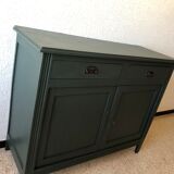 Vintage buffet dark green
