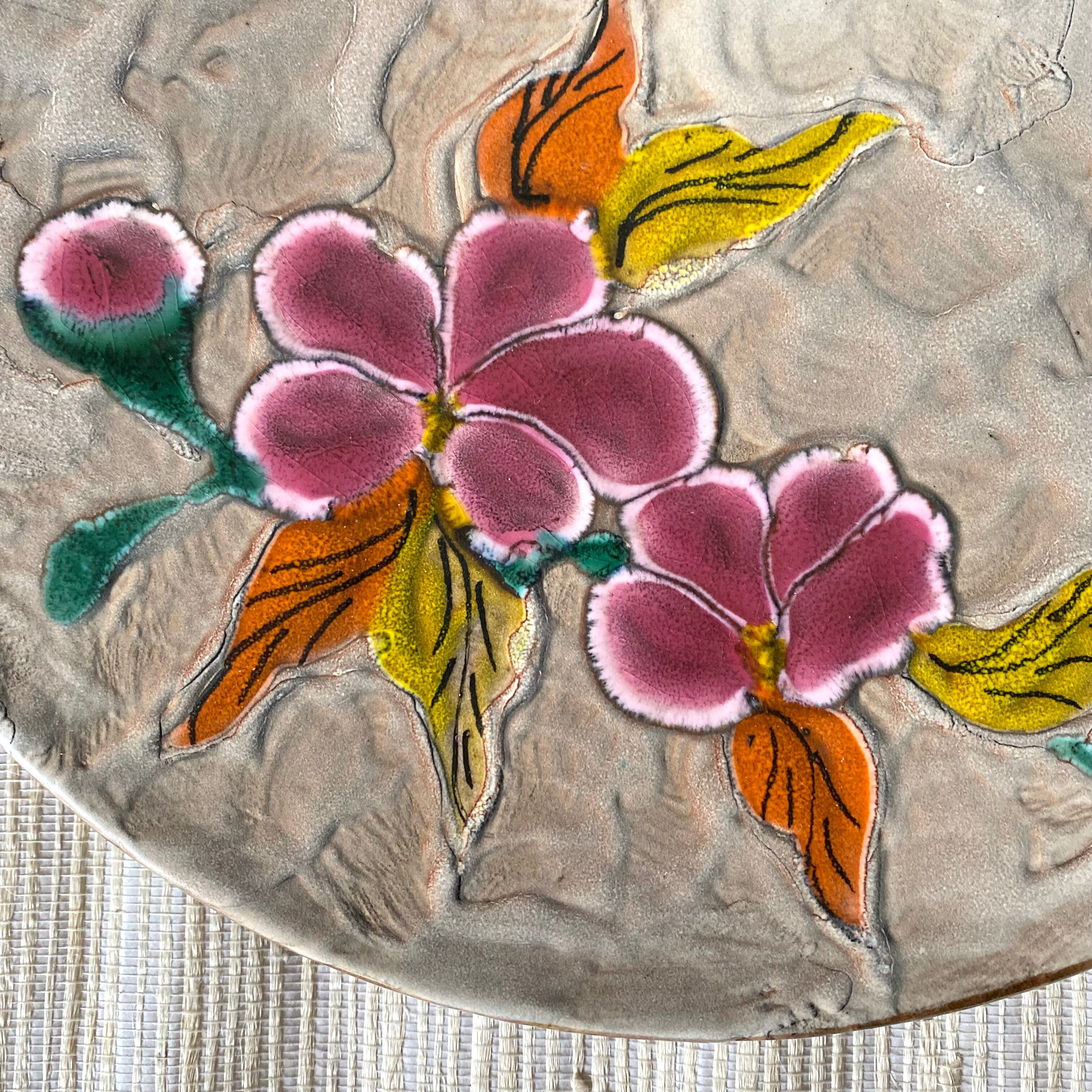 Ceramic cake and pie dish, Poët Laval, Brittany