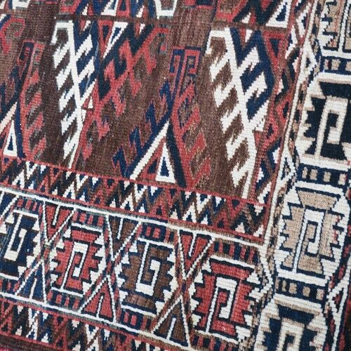 fine antique yomud tribal main carpet 1890 294x202cm