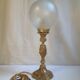 Bronze globe lamp