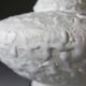 Large vintage ceramic lamp base brutalist West Germany 1960s