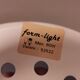 Classic small Danish hanging lamp, produced by Form-Light in the 1980s. Light purple color