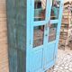 Ancien vaisselier Art déco en teck birman