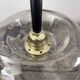 Pair of smoked glass wall sconces