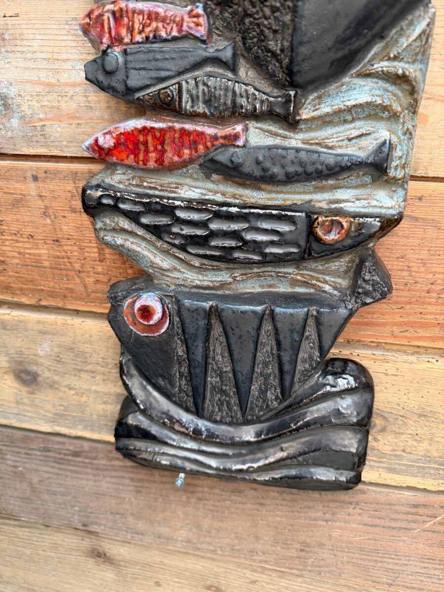 Ceramic fish Elisabeth Vandeweghe