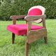 Oak armchair, unique piece