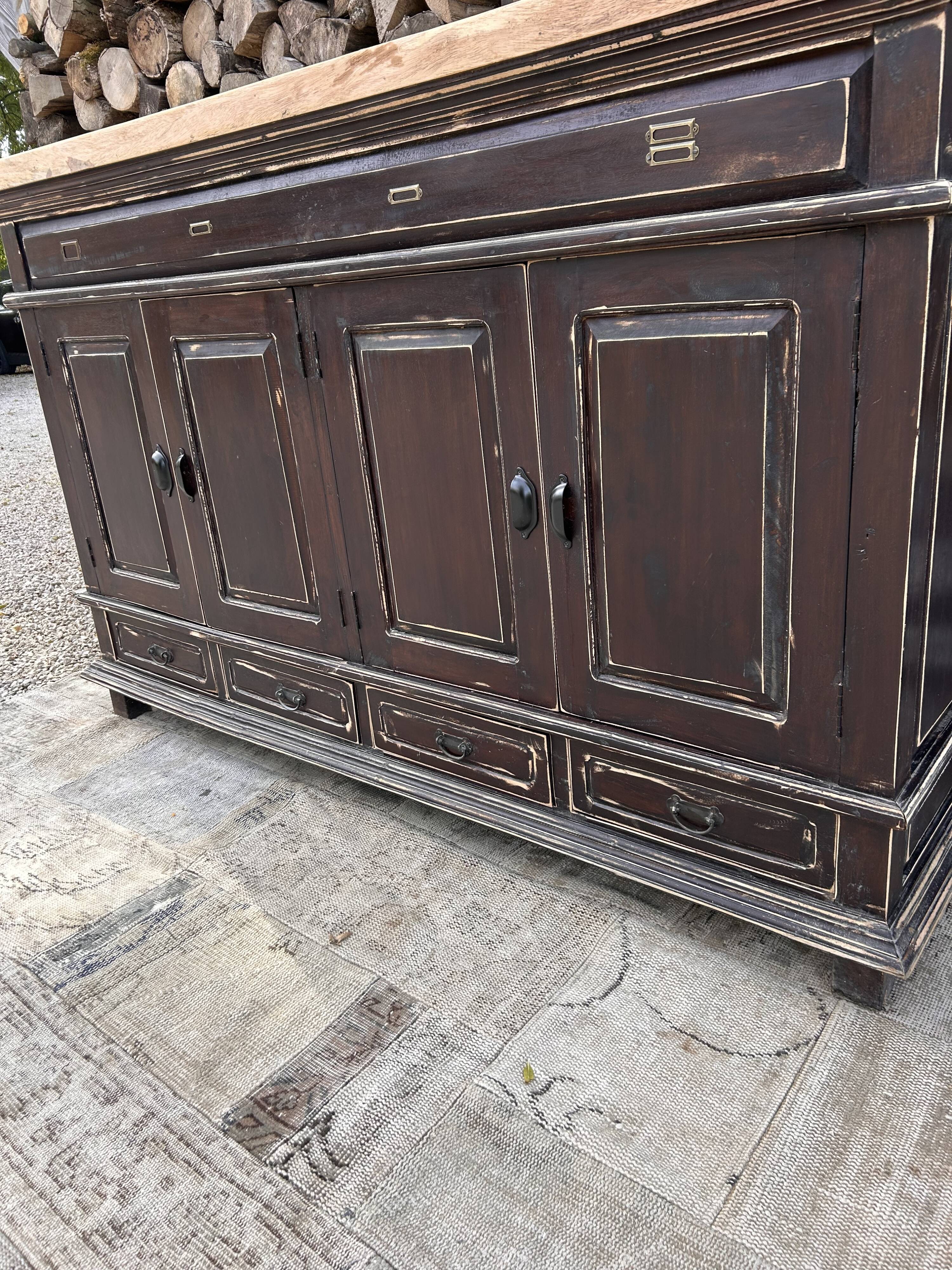 Meuble métier massif ébèné