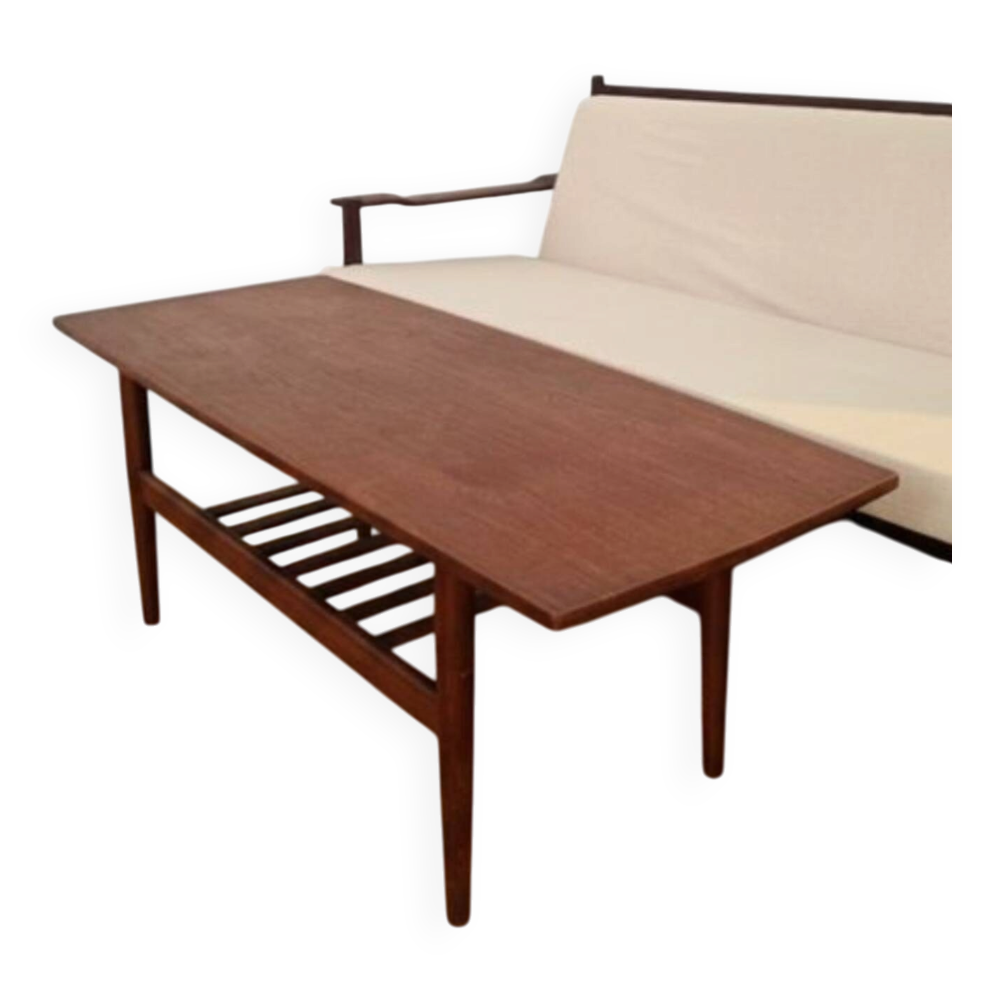Groningen model coffee table in teak – Samcom, 1960s – Stamped