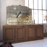 Italian design milked gold mirror