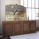 Italian design milked gold mirror
