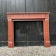 Louis XVI style fireplace in antique red marble, France, circa 1880