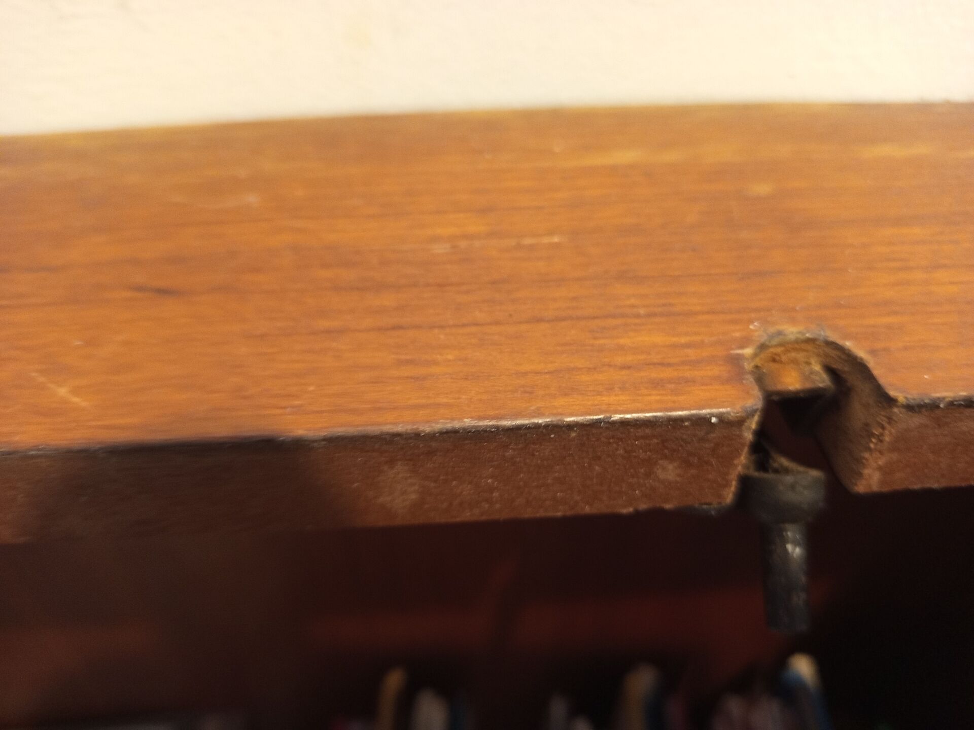 Antique sewing machine cabinet