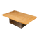 Table basse bar en loupe de frêne, Paul Michel pour Roche Bobois, 1980