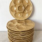 Vintage Longchamp oyster plates
