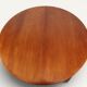 Table ronde de repas extensible danoise en teck – Années 1960