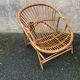 Fauteuil corbeille rotin