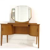 Coiffeuse scandinave en orme, Swedish Modern, Suède, 1940