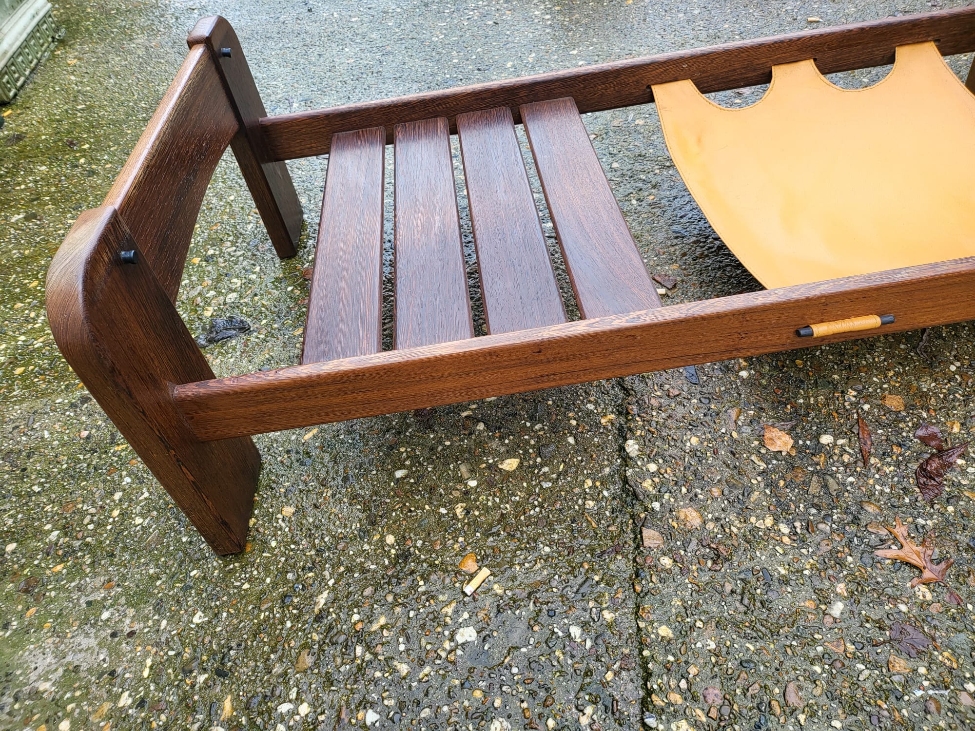 Percival Laver Vintage Wenge Glass Lectuur Holder Coffee Table, 70s